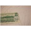 Image 5 : 1973 Uncirculated (has some creases) Canadian $1.00 Bill ERROR Cut end by Cdn Mint? Original RARE!