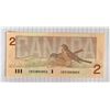 Image 2 : 1986 Uncirculated Canadian $2.00 Bill