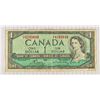 Image 1 : 1954 Canadian $1.00 Bill ending in 3848