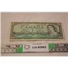 Image 3 : 1954 Canadian $1.00 Bill ending in 3848