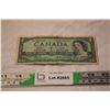 Image 3 : 1954 Canadian $1.00 Bill ending in 3941