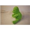 Image 3 : Handmade soft felt 11” Lime Green Teddy Bear