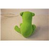 Image 4 : Handmade soft felt 11” Lime Green Teddy Bear