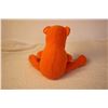 Image 4 : Handmade soft felt 11” Orange Teddy Bear