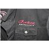 Image 6 : Black Canvas/Denim “Indian Motorcycles” embroidered Vest size 5XL washed but says never worn