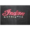 Image 7 : Black Canvas/Denim “Indian Motorcycles” embroidered Vest size 5XL washed but says never worn