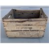 Image 1 : *Old Large SK Melfort Coop Creamery Wooden Box 17” Long x 11” Tall x 14” Wide