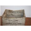 Image 5 : *Old Large SK Melfort Coop Creamery Wooden Box 17” Long x 11” Tall x 14” Wide