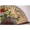 Image 3 : Vintage Japanese Large Wall Artwork Fan (signed)