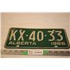 Image 1 : 1968 Alberta License Plate