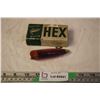 Image 2 : Vintage Original Box Hex Baits- Brockville, Ontario