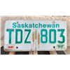 Image 3 : (6) Saskatchewan 1980, 81, 82, 84, 87, 87 - License Plates
