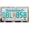 Image 4 : (6) Saskatchewan 1980, 81, 82, 84, 87, 87 - License Plates