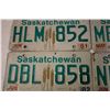 Image 8 : (6) Saskatchewan 1980, 81, 82, 84, 87, 87 - License Plates