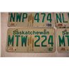 Image 6 : (6) Saskatchewan 1987 (3) + 1988 (3) - License Plates