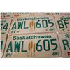 Image 11 : (9) Saskatchewan 1990, 1993, 1995, 1996 - License Plates