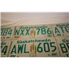 Image 12 : (9) Saskatchewan 1990, 1993, 1995, 1996 - License Plates