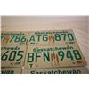 Image 13 : (9) Saskatchewan 1990, 1993, 1995, 1996 - License Plates