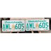 Image 3 : (9) Saskatchewan 1990, 1993, 1995, 1996 - License Plates