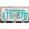 Image 4 : (9) Saskatchewan 1990, 1993, 1995, 1996 - License Plates