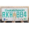 Image 7 : (9) Saskatchewan 1990, 1993, 1995, 1996 - License Plates