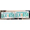 Image 8 : (9) Saskatchewan 1990, 1993, 1995, 1996 - License Plates