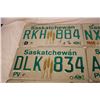 Image 9 : (9) Saskatchewan 1990, 1993, 1995, 1996 - License Plates