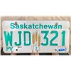 Image 2 : (4) Saskatchewan 2000(PV) + 2008(F), Flower sticker(PV), (Continuous) - License Plates