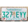 Image 3 : (4) Saskatchewan 2000(PV) + 2008(F), Flower sticker(PV), (Continuous) - License Plates