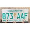 Image 4 : (4) Saskatchewan 2000(PV) + 2008(F), Flower sticker(PV), (Continuous) - License Plates