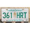 Image 5 : (4) Saskatchewan 2000(PV) + 2008(F), Flower sticker(PV), (Continuous) - License Plates
