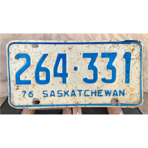 1976 Saskatchewan License Plates