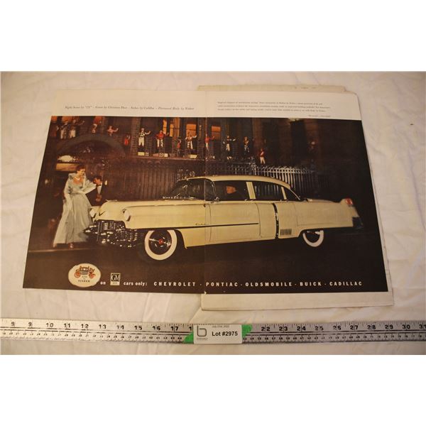 1954 Chevrolet “Body by Fisher” Ad (2 Pages)