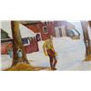 Image 4 : Oil Painting - "Tapping of the Maple" by Arthur? W Cox 1988 - 23x20