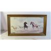 Image 1 : Painting Print - by Rick Tomaso "Mustangs" #204 - 27x14.5