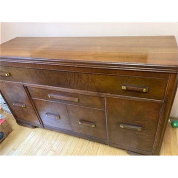Vintage 1930's buffet from the Tri-bond Furniture Company in Grand Rapids, MI. 61" long x 36" high