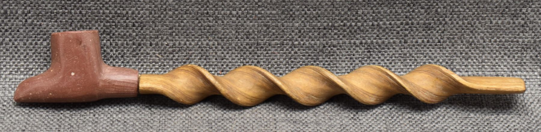 PLAINS INDIAN PIPE AND STEM