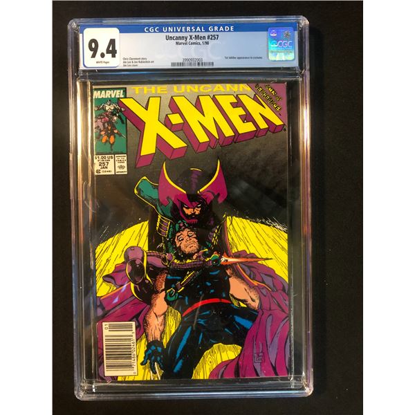 THE UNCANNY X-MEN NO.257 CGC 9.4 MARVEL COMICS, 1990)