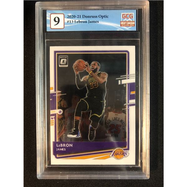 2020-21 DONRUSS OPTIC NO.13 LEBRON JAMES (GCG 9)