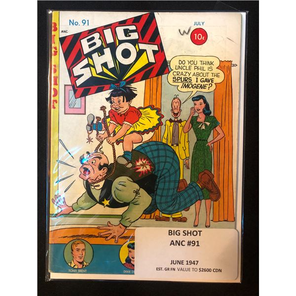 1947 BIG SHOT NO.91 COMIC