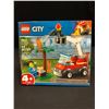 Image 1 : Sealed LEGO Barbecue Burn Out City Fire (60212) Building Kit 64 Pcs Retired Set