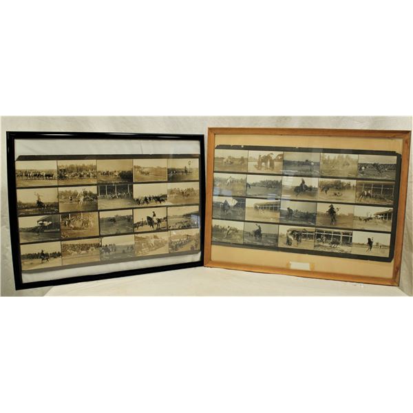 Pair of Rodeo Postcard Displays