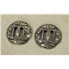 Image 2 : Two Pairs Silver Conchos
