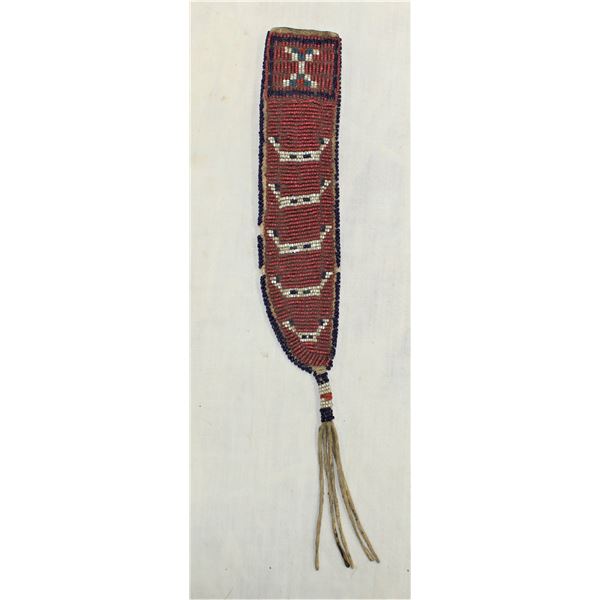 Plains Beaded Knife Sheath