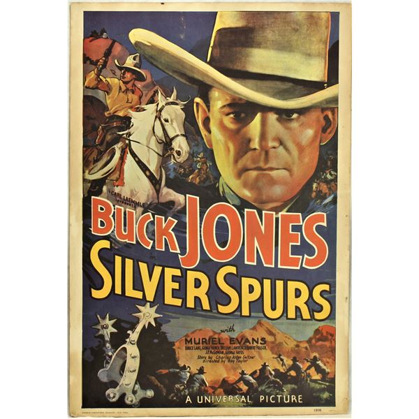 Buck Jones Lithograph