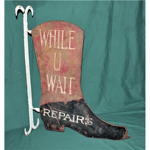 Antique Boot Trade Sign