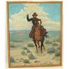 Bevins Western Oil Painting