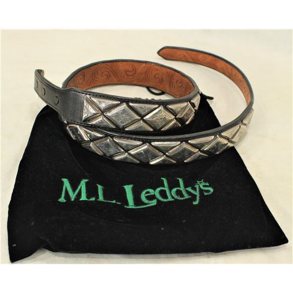 M.L. Leddy Sterling Belt