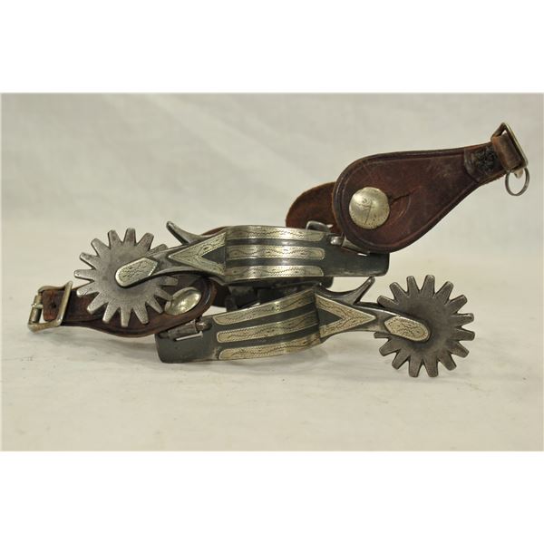 Inside Marked Crockett Spurs