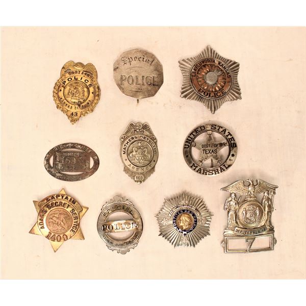 Group of Badges